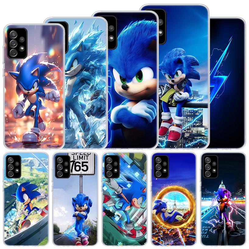 Supersonics S-Sonics Game Soft Case For Samsung Galaxy A17 A16 A26 A36 A56 A15 A14 A13 A55 A54 A53 Phone Cover A25 A35 A24 A34 A