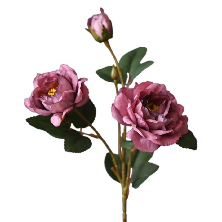 Peony Flower Centerpiece Artificial Flower Ornament Peony Flower Decorations фиолетовый