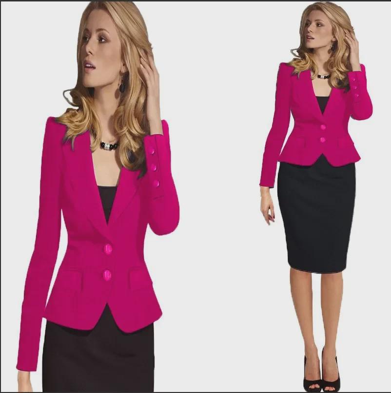Blazer Donna Slim Fit Europeo e Americano