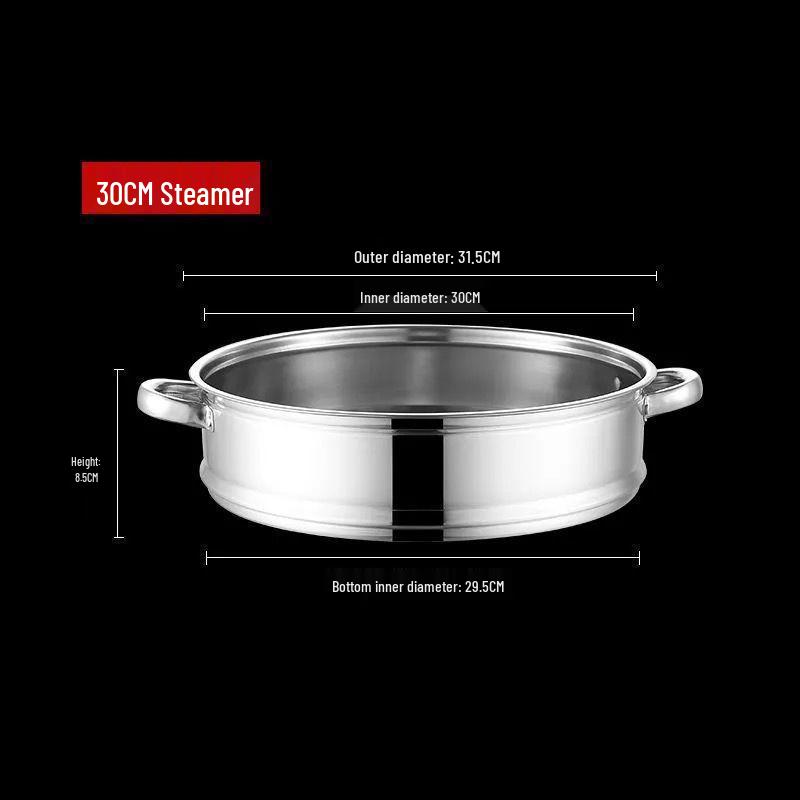 Universal Stainless Steel Steamer Rack & Tray for Electric Hot Pot and Wok