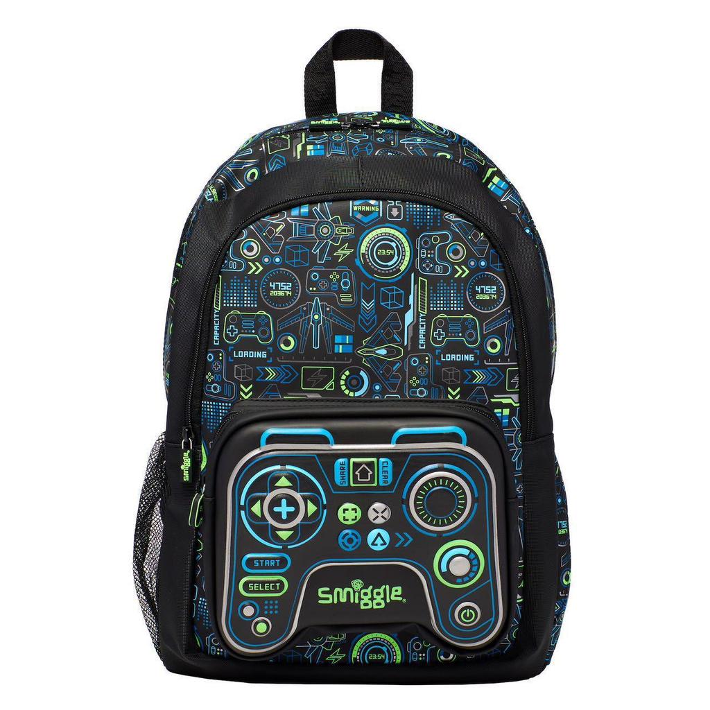 Smiggle Australia Ultra-light Large Capacity Double Shoulder Trolley Backpack for Primary School Students