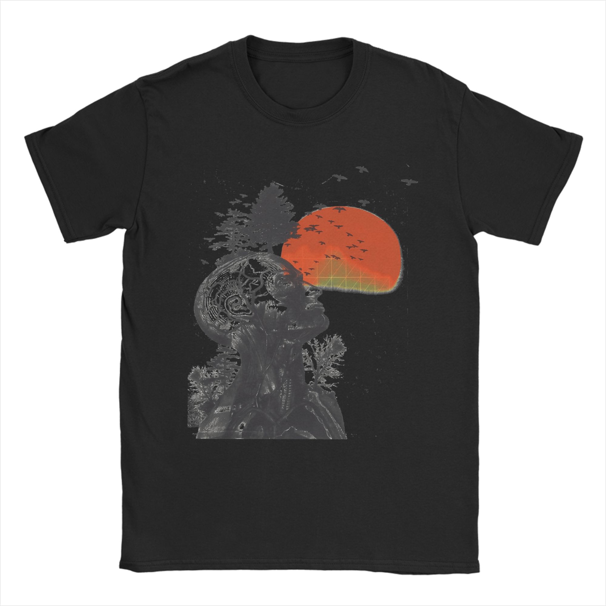

Alan PostDrink Syndrome Tshirt Summer Fashion Cool Print Cotton Shirt ShortSleeved Street Style Tshirt M