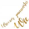 Bachelorette Party Garland Banner Golden Inscription 150Cm Decorations Ornaments 1Pc