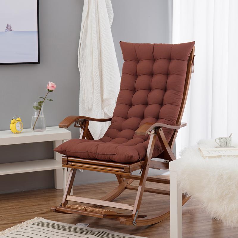 1 шт. Утолщенная подушка для качающегося кресла, подходит для использования в помещении и на открытом воздухе, ротанговое кресло, татами, 18,9X47,2 дюйма 48x120cm белый