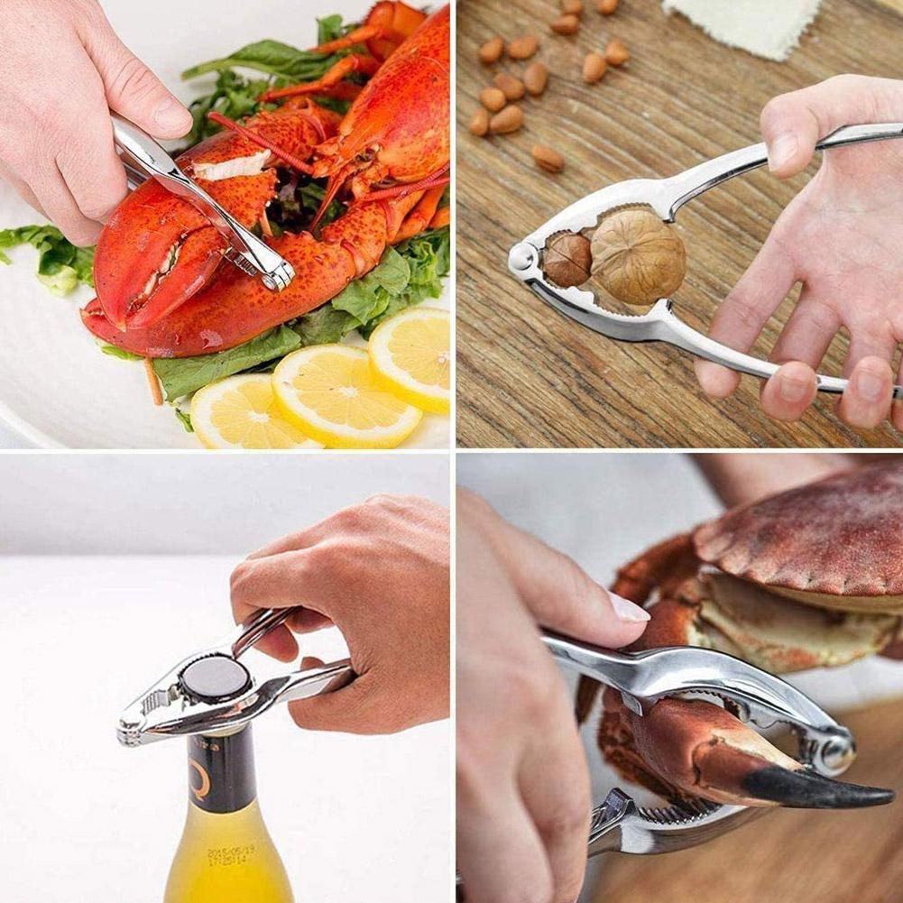 Crab Sheller To Eat Crab Tool Set Walnut Nut Sheller Multifunctional Kitchen Seafood Tools Multi-Functional Walnut Crab Clamps