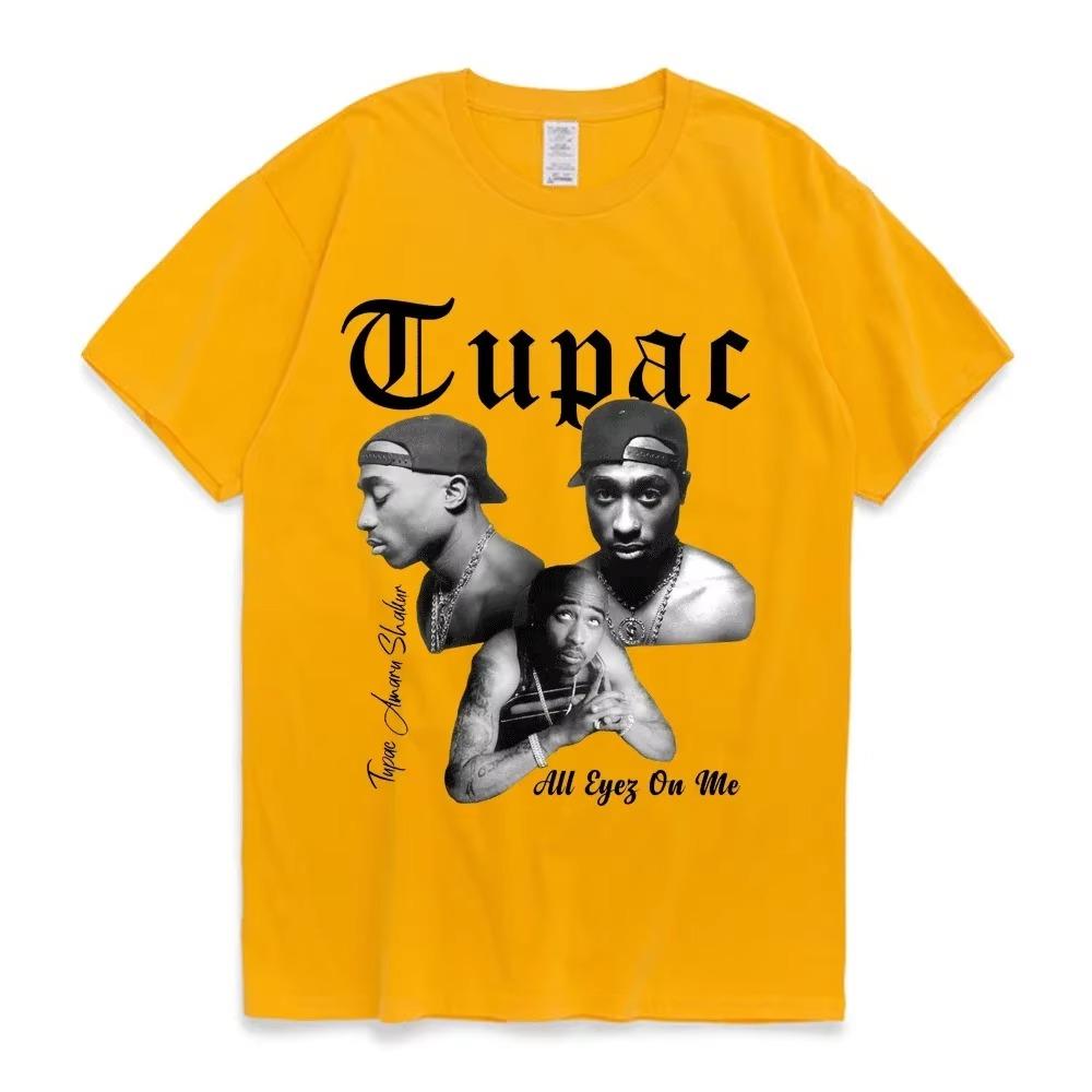 Rapper Tupac 2pac T Shirt Fashion High Quality Short Sleeves T-shirts Oversized Hip Hop Streetwear  Pro Choice  Redtube