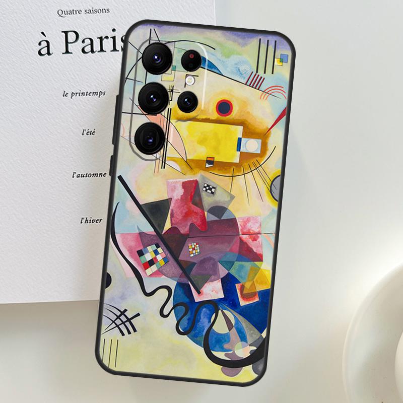 Wassily Kandinsky Abstract Case For Samsung Galaxy S26 Ultra S25 S23 S22 S21 S24 Ultra S10 S20 Plus S25 FE Phone Cover