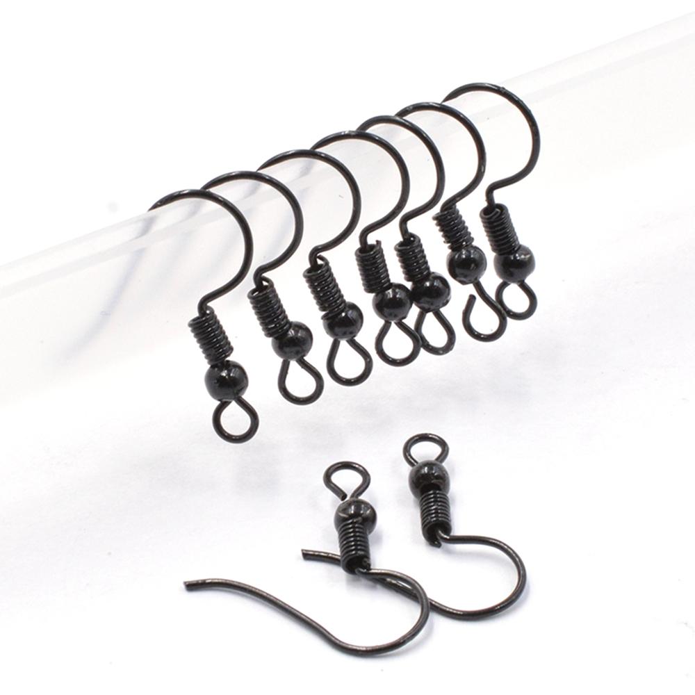 

Крючки для серег Фурнитура Гипоаллергенные Застежки Крючки Фитинги для DIY Изготовления Ювелирных Изделий Принадлежности для Серег-Подвесок чёрный