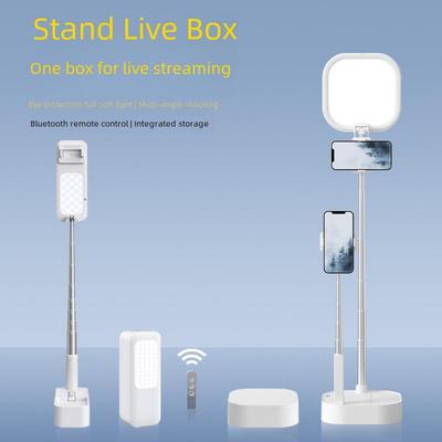 Bezdrátový stojan pro živé vysílání s integrovaným doplňkovým světlem a nastavitelnou funkcí snímání z výšky