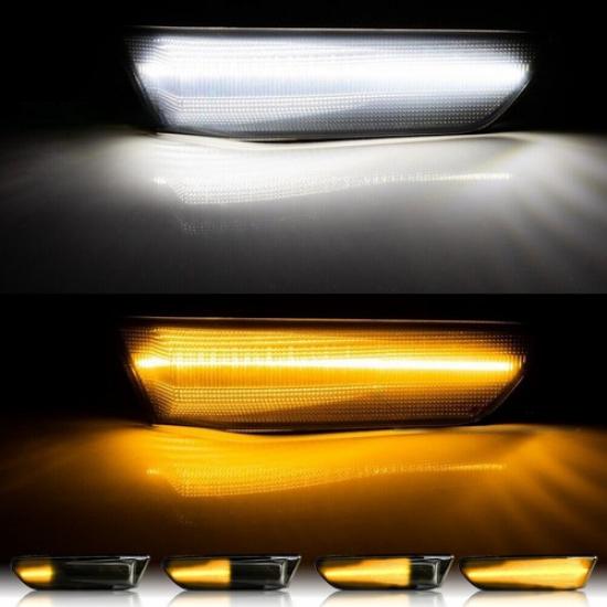 For 2003-2006 Infiniti G35 Sedan Sequential Switchback LED Marker Side Light DRL