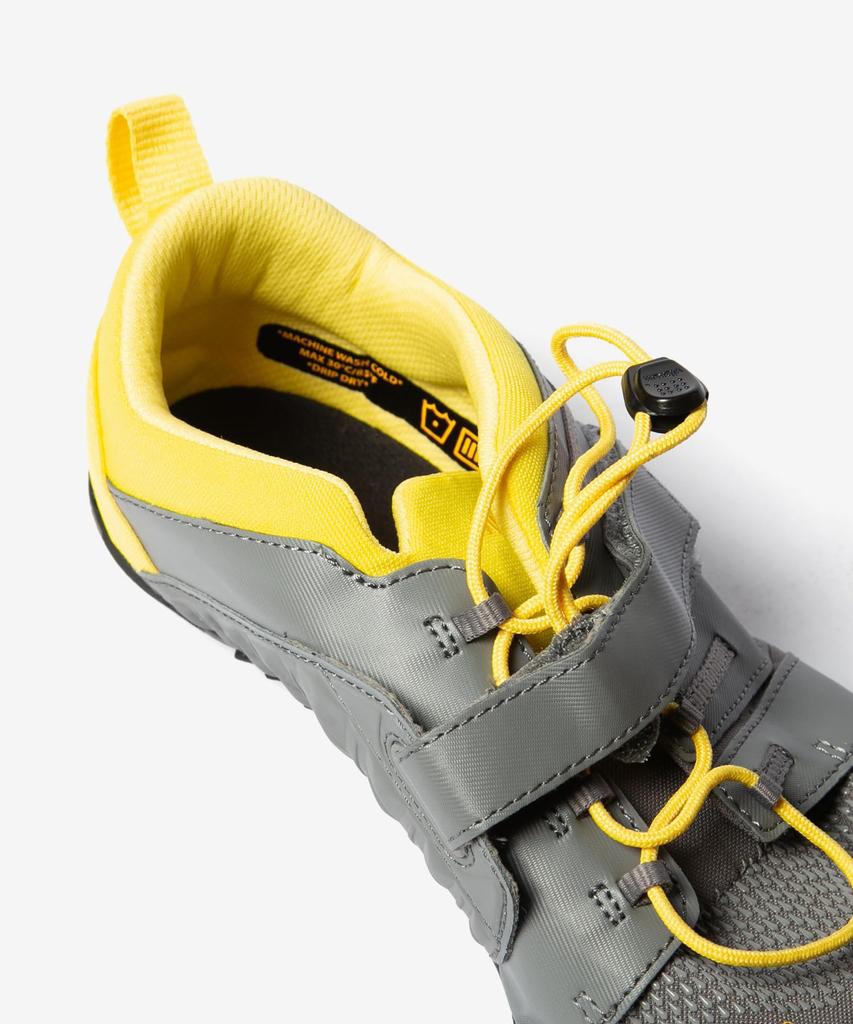 Vibram Sizes V-Train 2.0 Men's Sneakers, 21M7701, Grey/Lime/Black, 25.0cm-25.5cm (Used)