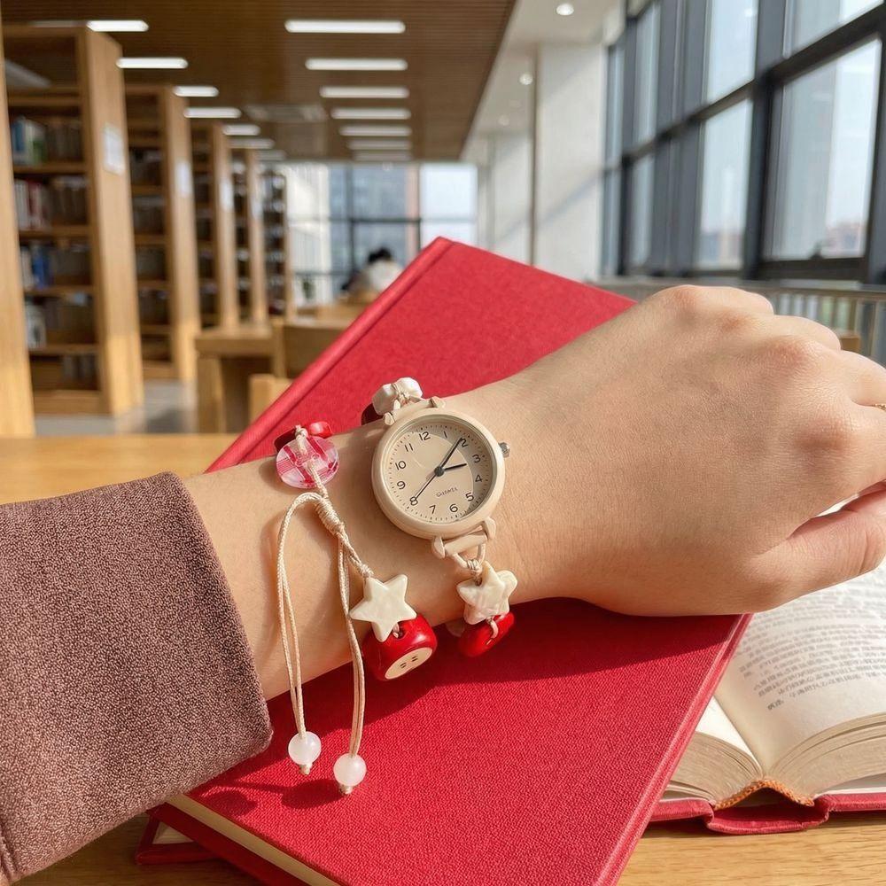 Zinc Zinc Alloy Adjustable Beads Strap Watch Vintage Timepiece Hand Chain New Star Heart Bracelet  Ladies