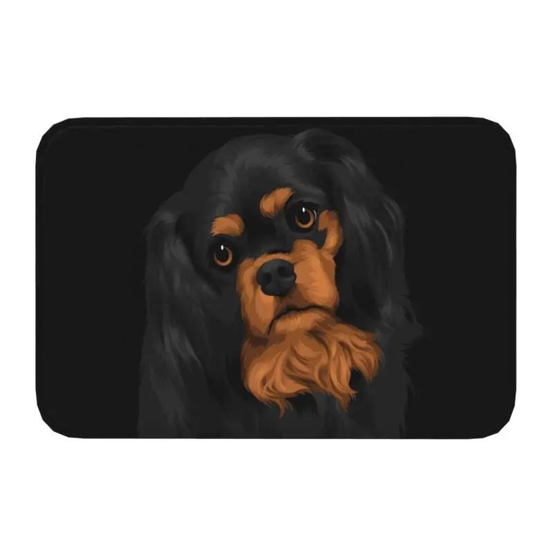 Dabbing Cavalier King Charles Spaniel Χορός Dab Πατάκι Εισόδου Εμπρός Αντιολισθητικό Εσωτερικού Χώρου Απορροφητικό Πατάκι Σκύλου Είσοδος Δωματίου Χαλί