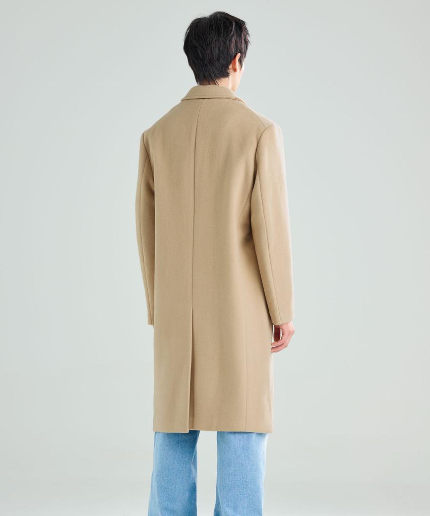 Zplish Wool Single Long Coat Beige