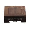 Buddha Statue Ornament Base Wooden Flower Pot Stand Durable Square Vase Fish Tank Display Tray