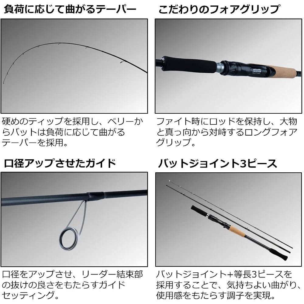 Daiwa Phantom Liberlist 703MLRSS Fishing Rod Medium Light Action 2-Piece