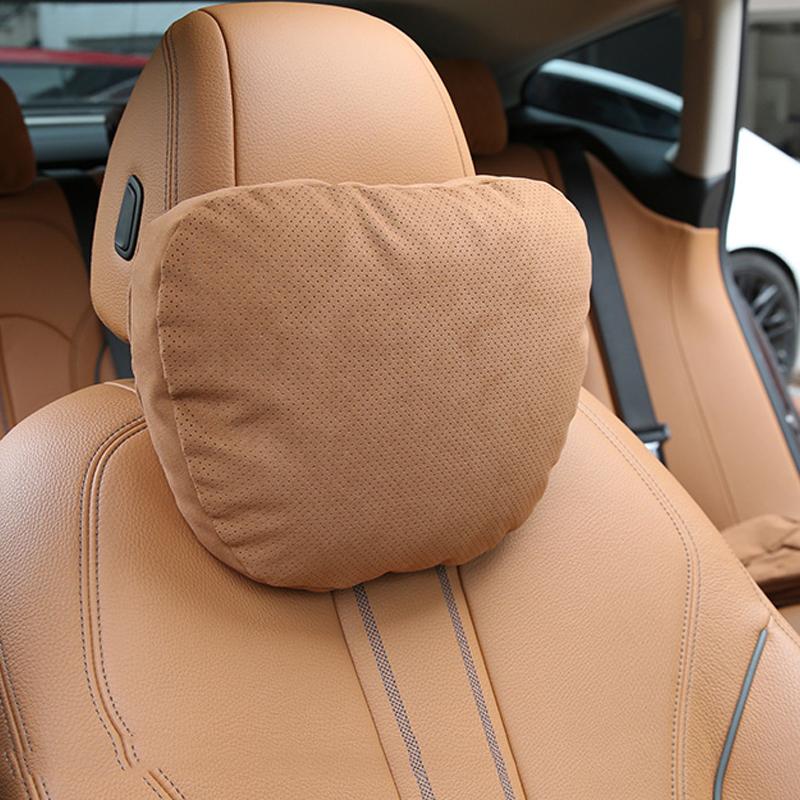 High-Grade Car Neck Pillow For Mercedes Benz Maybach - Breathable Hole Car Headrest Auto Lumbar Pillows Interior Accessories
