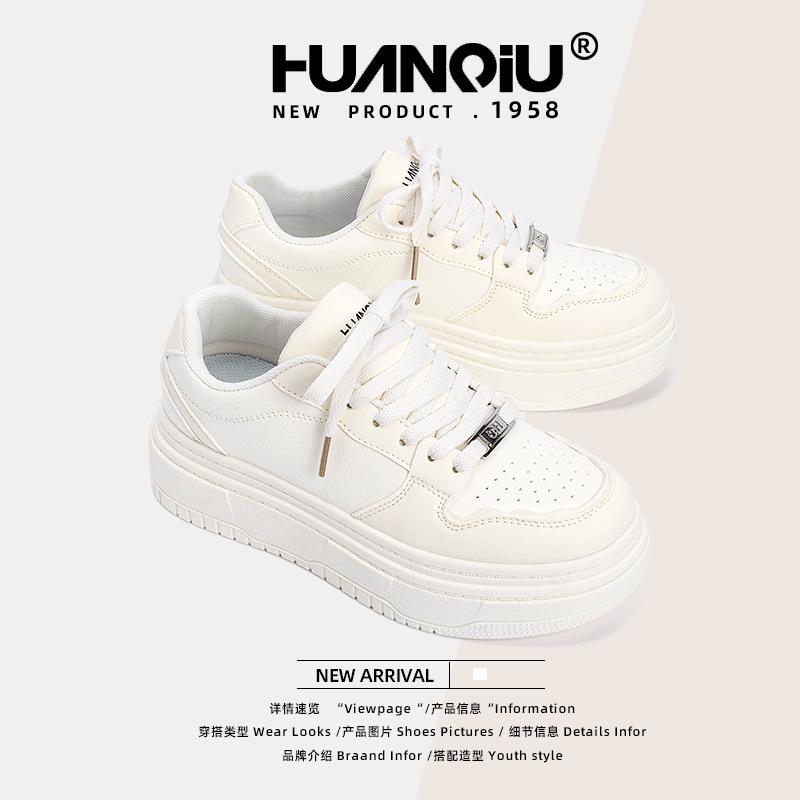 Global Platform White Shoes Women's ZHQ5958 New Summer Student Versatile Niche Casual Board Shoes Women's Shoes