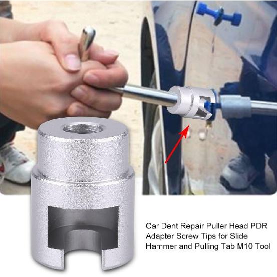 Car Dent Repair Puller Head, Yctze Adapter Screw Tips for Slide Hammer and Pulling Aluminum Alloy Tab M10 Tool for 78415 hail kit 5/8-18 adapter for
