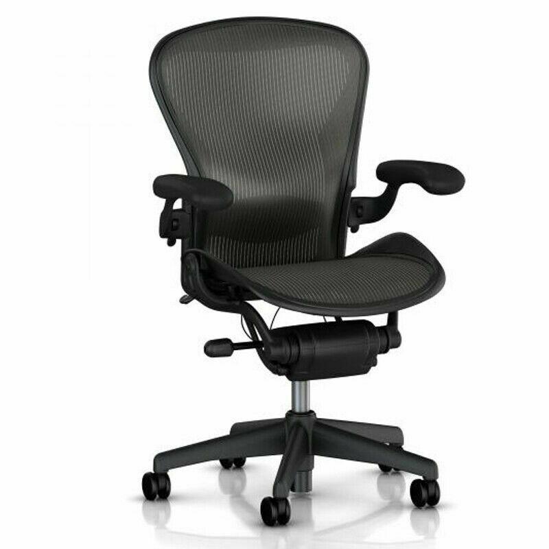 Sitzpolstereinsatz Ersatz Kompatibel für sowohl Herman Miller Classic als auch Remastered Aeron Bürostuhl Schwarz Grau Farbe Größe C
