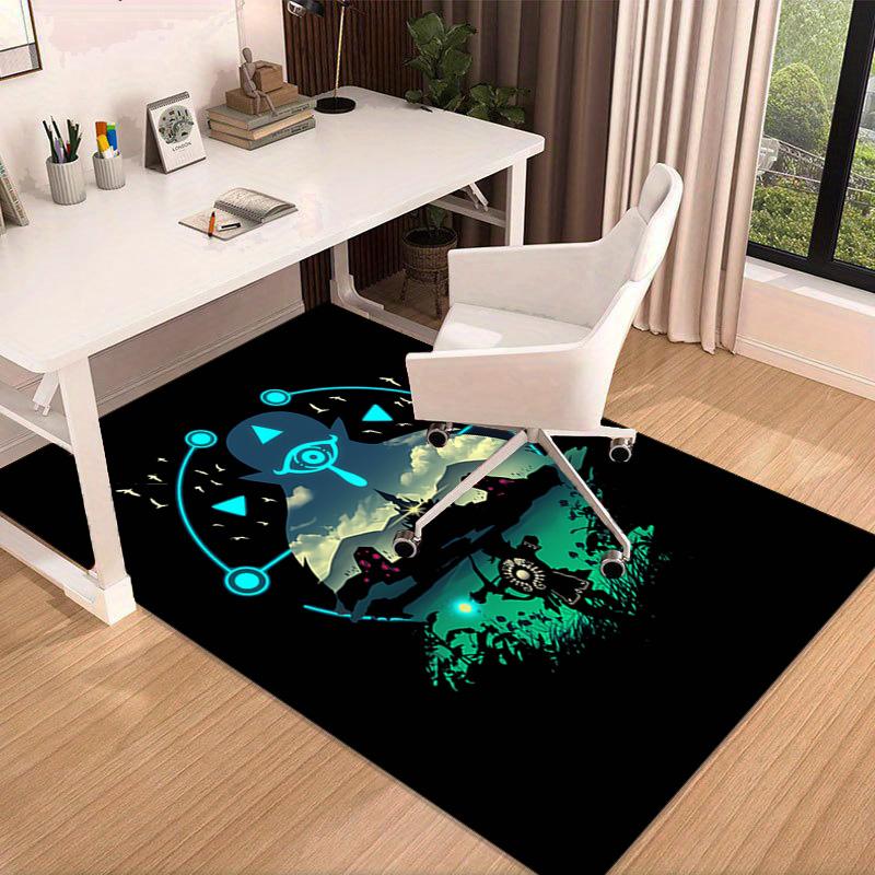 Heroic Legend Crest Carpet, Chair Rug,Rug for Office Bedroom Living Rooms, Doormat Decor Fan Gift Christmas Gift