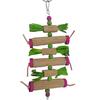 Parrot Toys Corrugated Board  Natural Green Color Corn Leaf Bird Toy Bird Cage Chewing Toy