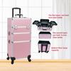 Portable Eyelash Nail Art and Tattoo Embroidery Toolbox Multi-layer Trolley Box Large Capacity Cosmetic Case Trolley