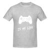 Video Game Is My Life Simple Tshirtkorean Style Minimal Breathable And Skinfriendly Short Sleeve