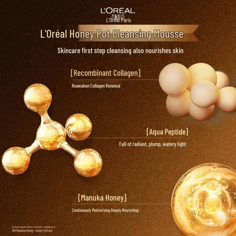L'Oréal Age Perfect Mousse Detergente al Miele e Collagene