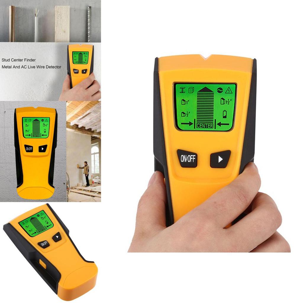 1 In 3 Stud Finder Wood Metal And Ac Live Wire Detector Metal Detector Tool