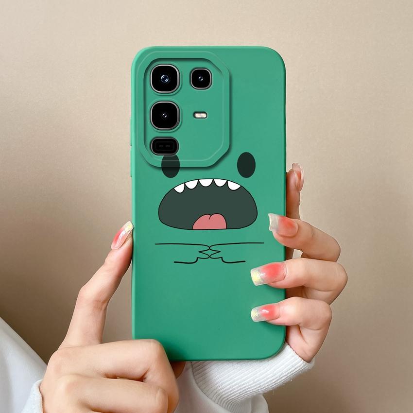

Для Infinix Note 50 50X Pro Plus 50S Чехлы для телефонов Задние крышки Милые пухлые динозавры Узоры Жидкий силикон Ударопрочный корпус Для Infinix Бампер-накладка Infinix Note 50 4G