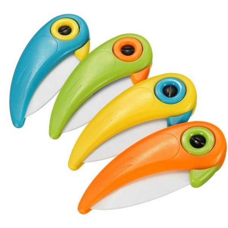 Mini-Klinge aus Keramik, Pare-Schäler, Taschen-Falzmesser, geschnittene Scheibe, Picknick, Obst, Besteck, Vogel, Gemüse, Küche, Tasche, Box