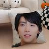 figure skating HHanyu Yuzuru Cushion Cover Throw Pillow Cover Hidden Button Durable Polyester Chair Cushion