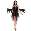 Halloween Kostüm Engel Cosplay Kostüm Dunkler Engel Rotes Teufelskleid Cosplay Kostüm Charakterdarstellung Kostüm Weiblich