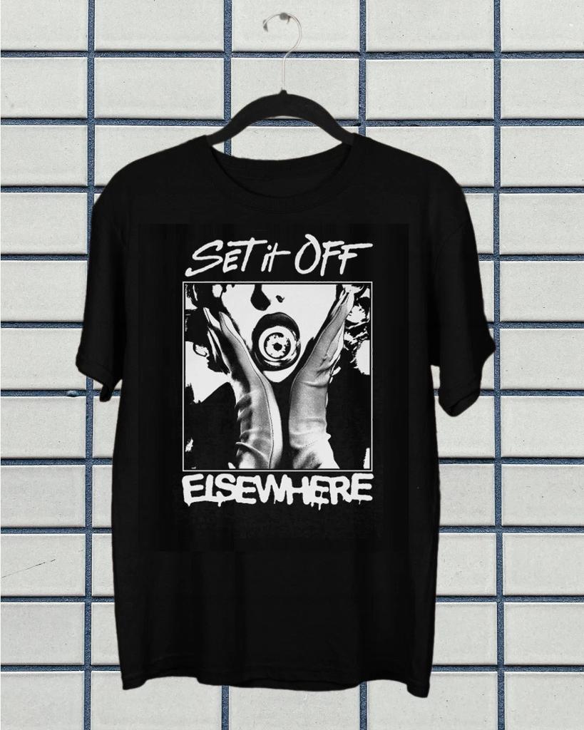 NEW Set It Off Band Else Where Black T-shirt Unisex All Sizes 2F497