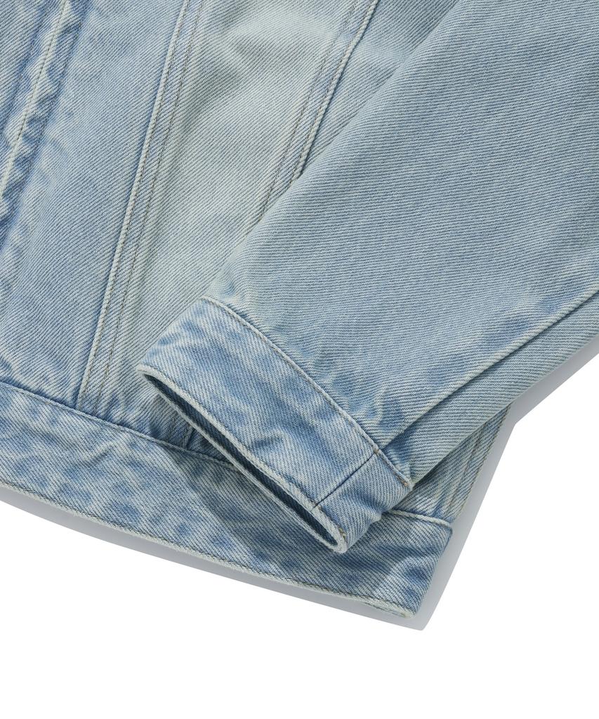 Covernat Woman Women'S Zip-Up Biker Denim Jacket Blue