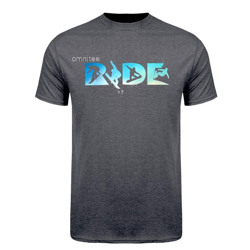 Ride Snowboard Tshirt Funny Snowboarding T Shirts Streetwear Short Sleeve Snowboarder Birthday Gift Summer Unisexs Clothing HJ039