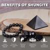Heka Naturals Shungite Soapstone Harmonizer Set Natural Stress Fatigue Energy Boost EMF Blocker Protection Spiritual Protection Healing Crystal Feng