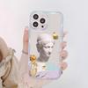 David Statue Art Mousepad For iPhone 15 13 14 Pro Max XS XR 12 11 Pro 13 Mini Soft Clear Back Cover