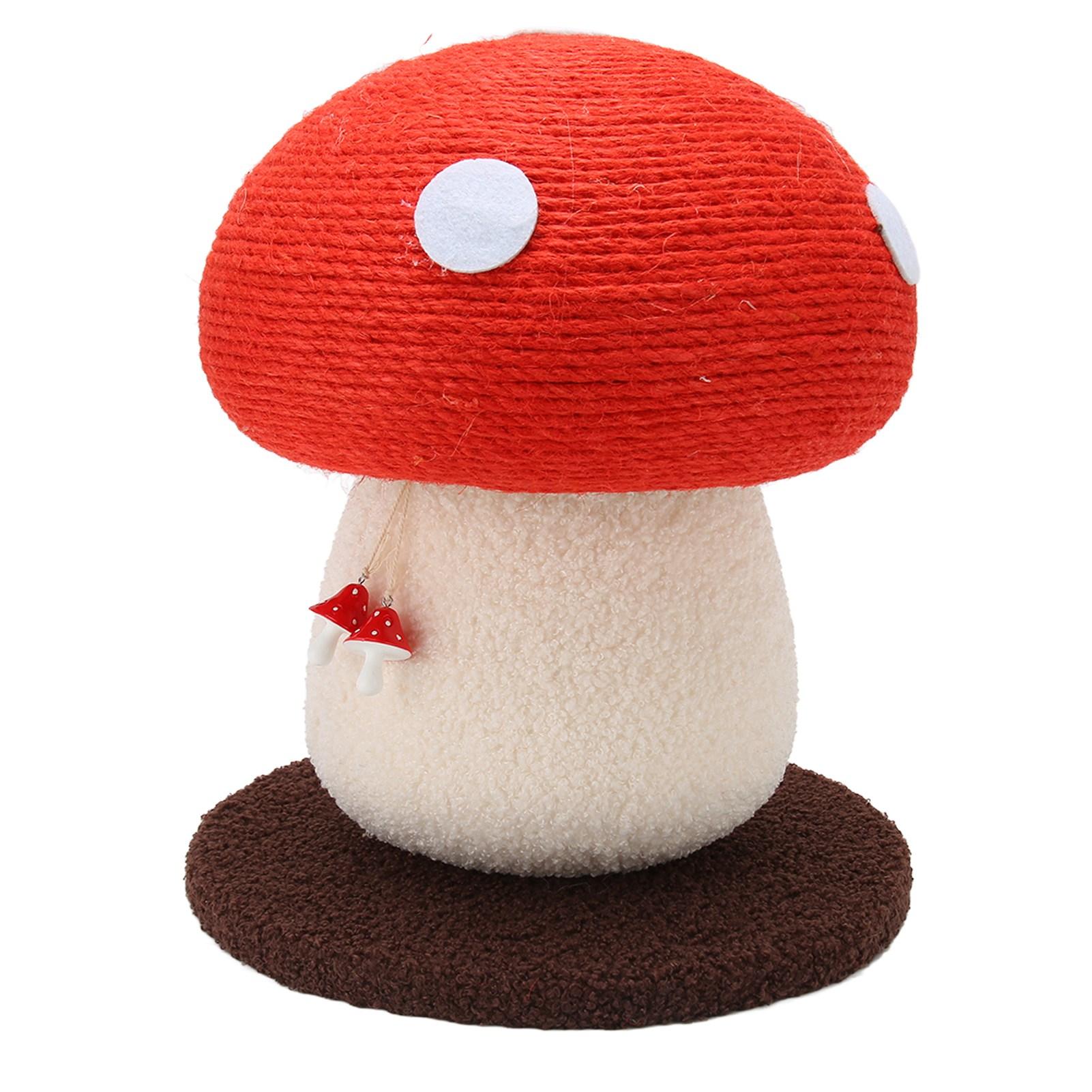 

Mushroom Shaped Cat Scratch Pad Durable Grinding Claws Sisal Interactive Skin Friendly Cute Cat Scratching Board for
