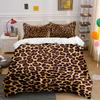 Leopard Print Bedding Set Bedding Set (1 Duvet Cover, 2 Pillowcases, Duvet Not Included)