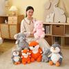Genuine Lazy Animal Series Elephant Plush Toy Penguin Doll Fox Pig Doll Soothing Doll