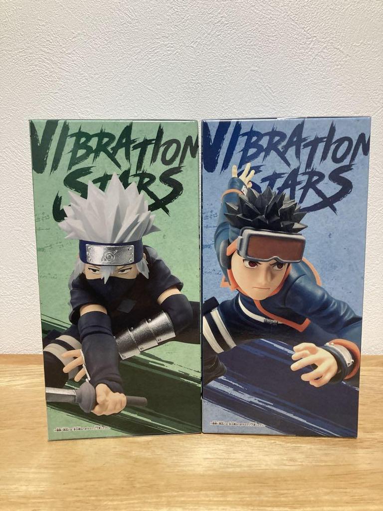 [USED] Naruto Boruto Figures: Kakashi Hatake & Obito Uchiha 20th Anniversary