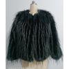 Autumn and Winter New Fashionable Versatile Imitation Fur Coat Coat Solid Color Fringed Fur Coat Women's Top Thickened