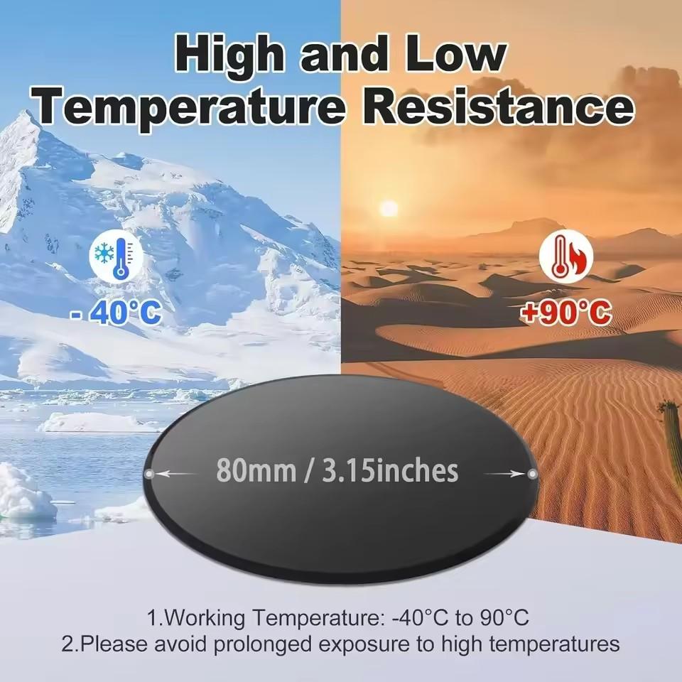 Extra Strong Sticky Adhesive Sticker Pads for Car Dashboard Suction Cup Mounts, Durable Mounting Double-Sided Circle Tape