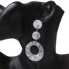 New Trendy Acrylic Hanging Earrings for Women Long Exaggerated European Female Dangle Earrings Unusual Earrings brincos