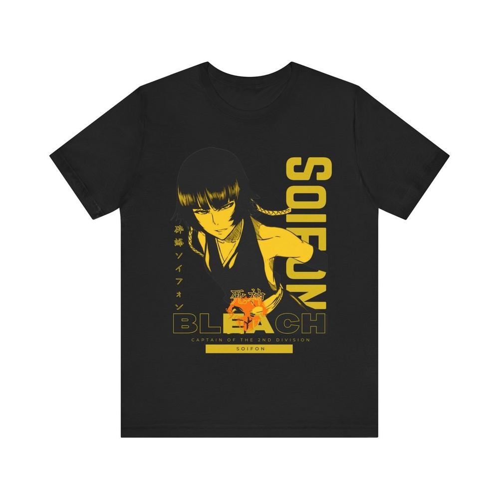 Anime Bleach Soifon T Shirt Size S - 5Xl BLACK Size S - 5XL Unisex T-Shirt S