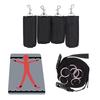 Sexy Adult Bed Restraint  Handcuff Leg Cuffs Bondage Gear SM Slave Sex Games Versatile Strap System Female Leg Spreader Toy
