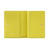 LOUIS VUITTON Portefeuille Comet Grain Cow Leather Wallet Women's Lemon M25709