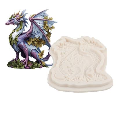 Dragon Warcraft Beast Silicone Mold DIY Fondant Cake Decorating Tool Sugarcraft Chocolate Resin Clay Candle Mold Baking Tools